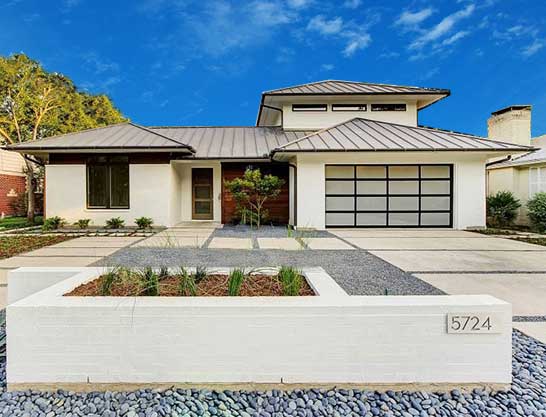 Metal roofing project completed by StazOn