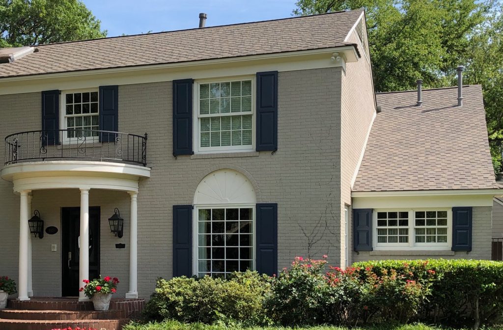 Composition shingle roof installation in Dallas